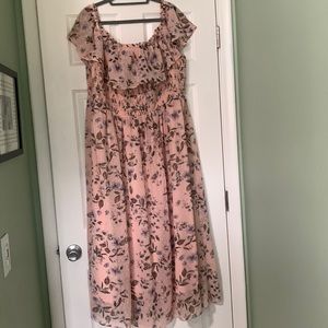 Lane Bryant floral maxi dress